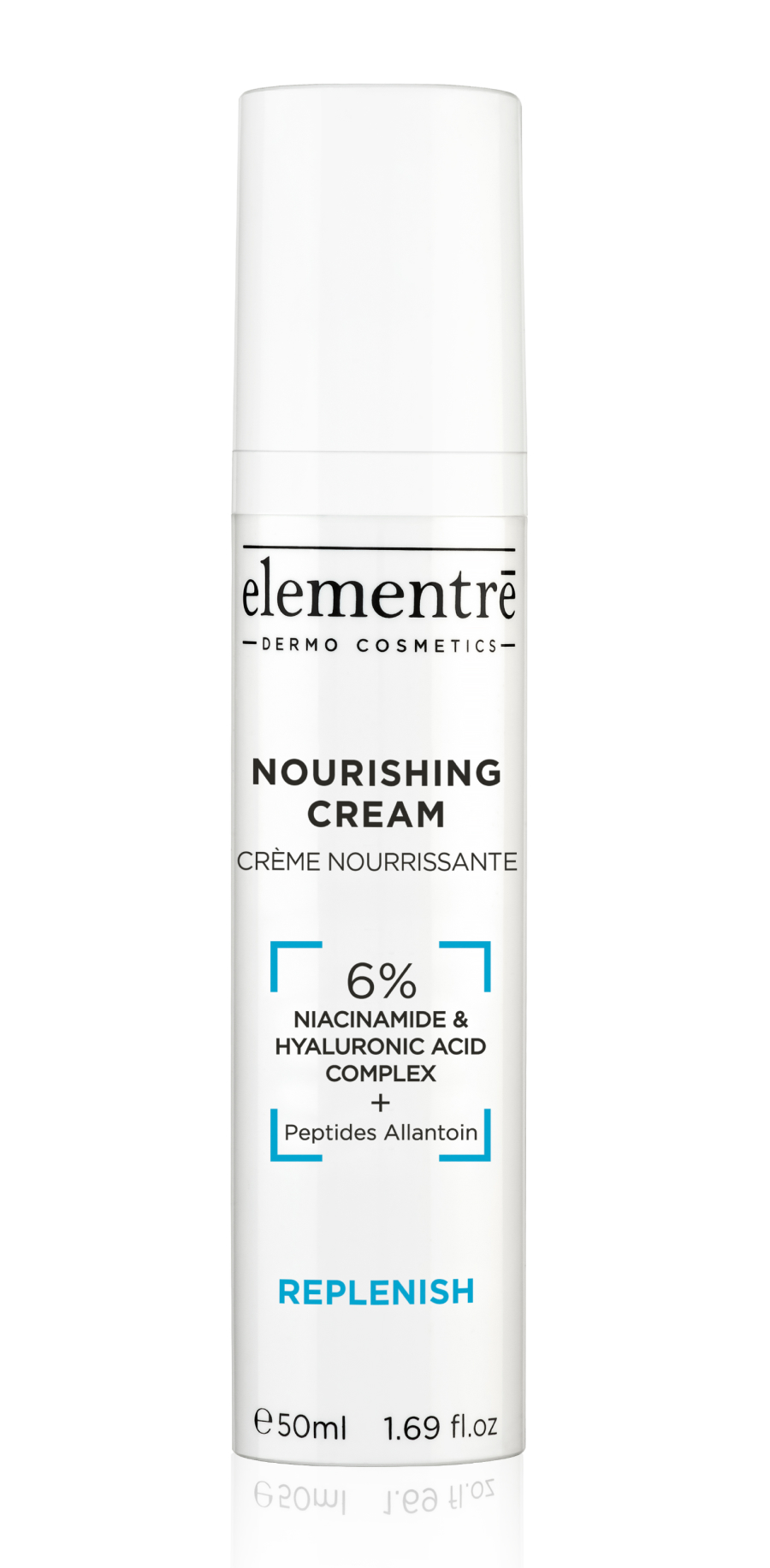 Питательный крем с гиалуроновой кислотой и ниацинамидом Elementre 50 мл